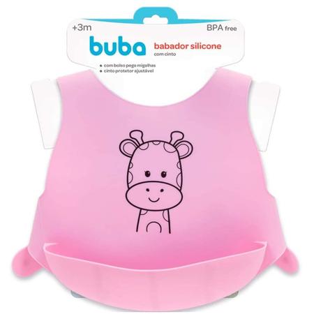 Imagem de Babador de Silicone Com Cinto  Girafa - Buba