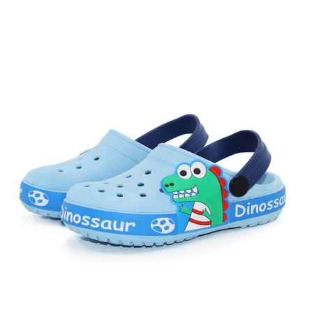 Desenho Infantil Bonito Dinossauro Dinossauro Dino Azul Verde Cor