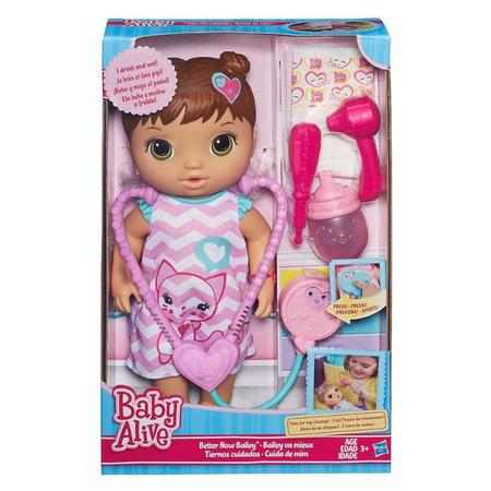 Imagem de Baby Alive Cuida De Mim Morena B5159 Hasbro