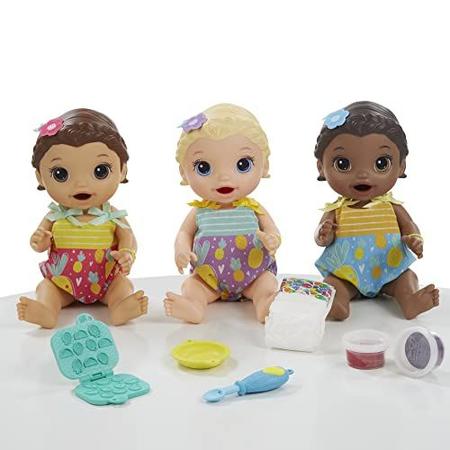 Baby Alive Super Snacks Snackin Lily Baby Boneca Beb Loira que