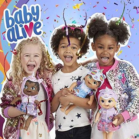 Baby Alive Tinycorns Doll Panda Unicorn Acess rios Bebidas