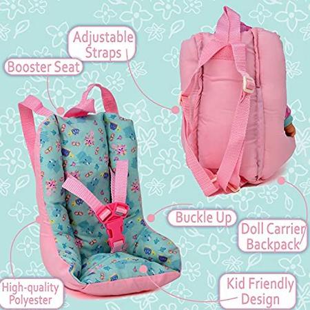Blue baby doll car seat 2025