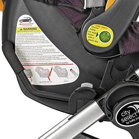 Imagem de Baby Jogger Chicco/Peg Perego Car Seat Adapter para City Select e City Select LUX Carrinhos de Bebê, Preto, 1 contagem