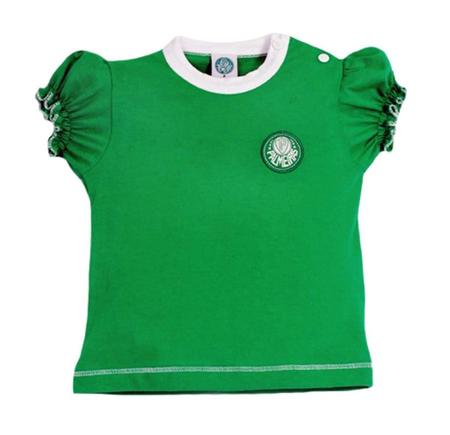 Imagem de Baby Look Bebê Palmeiras Verde Feminina Oficial