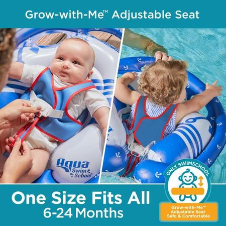 Imagem de Baby Pool Float SwimSchool Freestyle Swimmer com guarda-sol