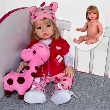 Bebe Reborn Girafinha Boneca Silicone 100% Magazine Luiza LOL - Cegonha  Reborn Dolls - Bonecas - Magazine Luiza