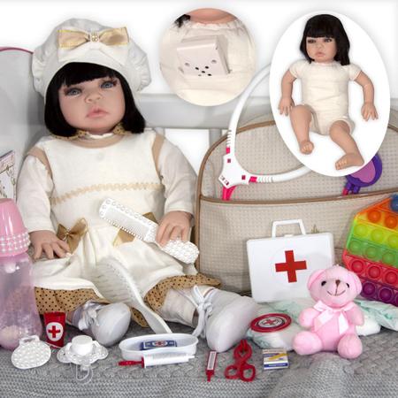 Boneca Reborn Baby Dolls Barata Realista na Magazine Luiza