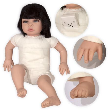 Boneca Bebe Tipo Reborn Barata 20 Acessorios Magazine Luiza - Cegonha Reborn  Dolls - Boneca Reborn - Magazine Luiza