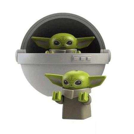 Imagem de Baby Yoda / Grogu no Berço (cinza) M2 - Minifigura de Montar Star Wars