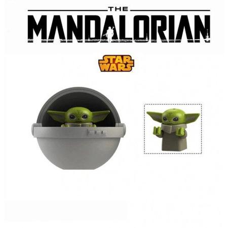 Imagem de Baby Yoda / Grogu no Berço (cinza) M2 - Minifigura de Montar Star Wars