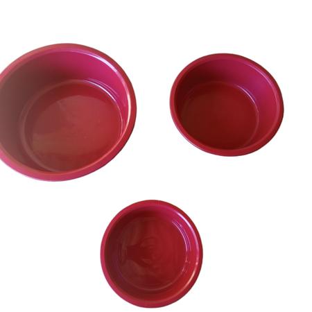 Imagem de Bacia De Plástico 3 Peças Para Cozinha Alimentos Pmg Color