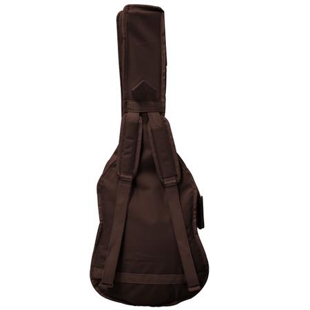 Imagem de Bag Capa Acolchoada Para Violão Folk Cargo Marrom Cort