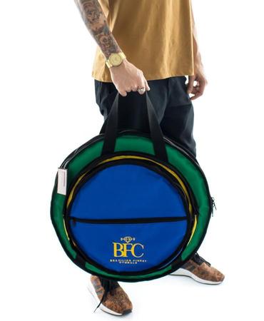 Imagem de Bag de Pratos BFC Brazilian Finest Cymbals Brasil Pratos até 22 c/ 3 Divisões Alça Mochila (4035BR)