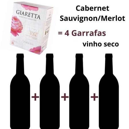 Imagem de Bag in box Giaretta Rosé 3 litros