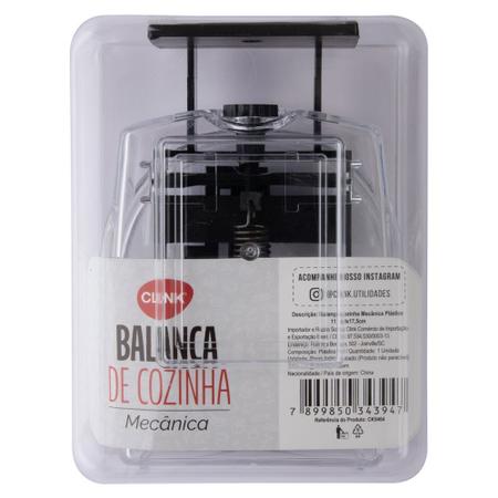 Imagem de Balança Analógica Mecânica Cozinha Alimentos Pequenos 1 Kg