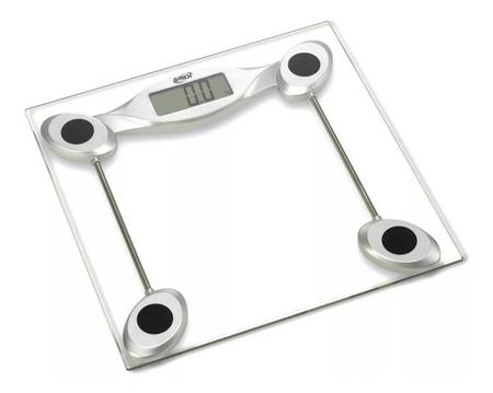 Imagem de Balança Corporal Digital Academia Banheiro consultório G-tech Glass 200 Transparente Até 200kg