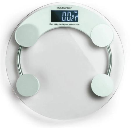 Imagem de Balança Corporal Digital Portátil Eatsmart Suporta até 180kg HC039 Multilaser