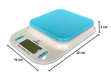 Balança Cozinha Pesar Alimentos Comida Dieta Digital 10kg - KapBom Imagem de Balança Cozinha Pesar Alimentos Comida Dieta Digital 10kg