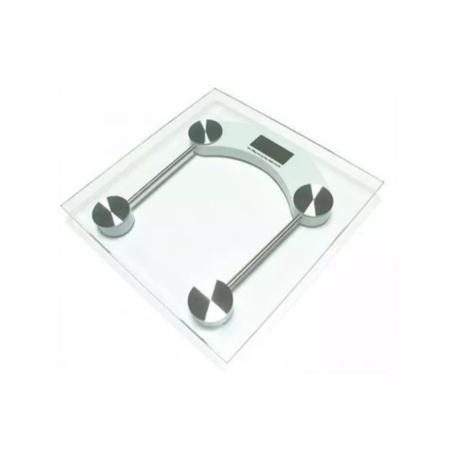 Imagem de Balança de Banheiro Digital vidro temperado pesa até 180 kg Quadrada