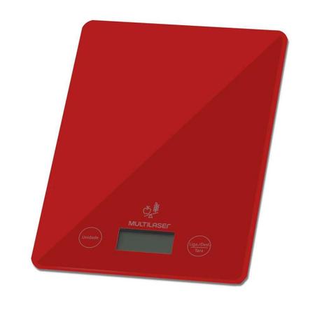 Imagem de Balança De Cozinha Digital Vermelha - Multilaser Ce118