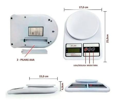 Imagem de Balanca digital 10 kg plastica