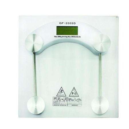 Imagem de Balança Digital Banheiro em Vidro até 180kg Clink- Ck0118