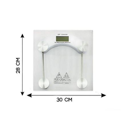 Imagem de Balança Digital Banheiro em Vidro até 180kg Clink- Ck0118