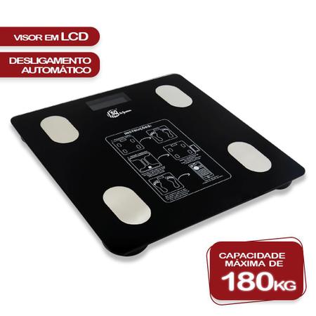 Bascula Digital Bioimpedancia Inteligente Bluetooth 180 Kg