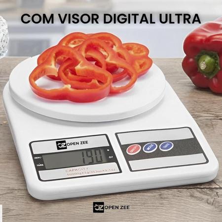 Balança Digital De Cozinha 10kg Nutrição E Dieta Culinária Alta Precisão -  OPEN ZEE - Balança de cozinha - Magazine Luiza