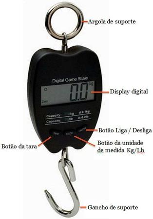 Balança digital de gancho - 200 kg - game scale - Balanças - Magazine Luiza