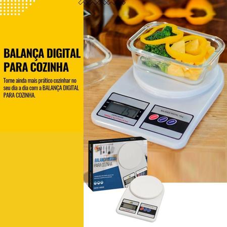 Balança Digital De Precisão Cozinha 10kg Nutrição E Dieta 123ÚTIL UD130