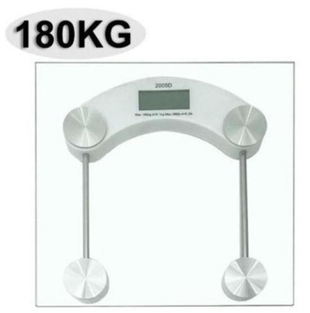 Imagem de Balança Digital Vidro Peso 180Kg 1287Mtzp