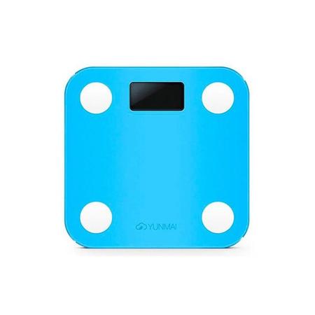 Imagem de Balança Digital Yunmai Mini Bioimpedancia Com App Azul Modelo 1501