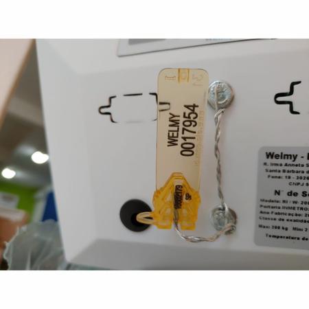 Imagem de Balança Eletrônica Profissional para Consultório para Pesar e Medir Pessoas até 200kg 50g Welmy - Aprovada Inmetro