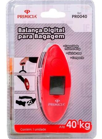 Imagem de Balança Portátil Digital De Mão Mala Bagagem Pesca Até 40 Kg