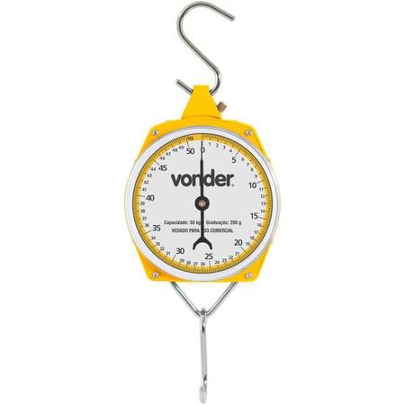 Imagem de Balança suspensa tipo relógio 50kg - Vonder