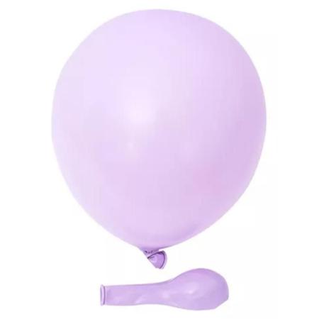 Imagem de Balão Bexiga Redondo Candy Lilas N9 25 Unidades