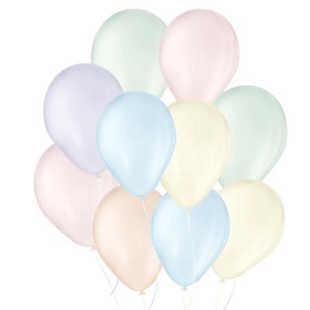 Imagem de Balão de Festa Candy Colors - 9" 23cm - Sortido - 25 unidades - Balões São Roque