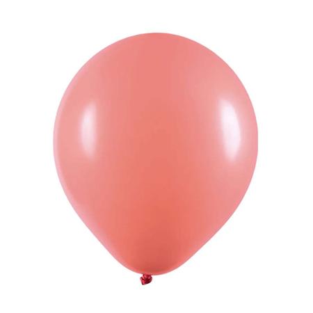 Imagem de Balão de Festa Profissional Coral nº7 18cm - 50 Un