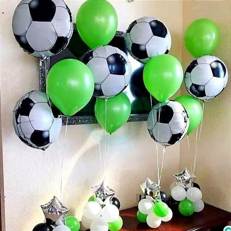 balão decoração bola de futebol