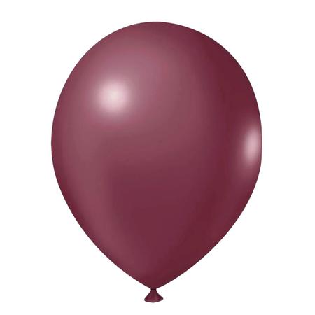 Balão de látex 9 polegadas Marsala - 50 unidades – Joy - Fescopan