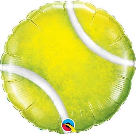 Balão 18 Polegadas Bola de Futebol Verde e Amarela Qualatex 1und