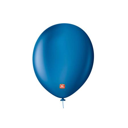 Imagem de Balão Profissional Premium Uniq 9''23cm - Azul Clássico - 25 unidades - Balões São Roque - Rizzo