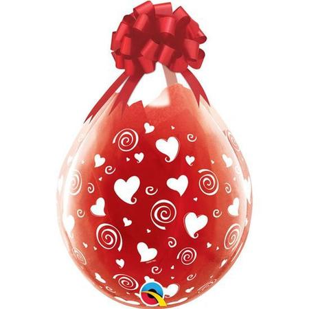 Imagem de Balão Qualatex 18" - Transparente - I Love You - 25 Un