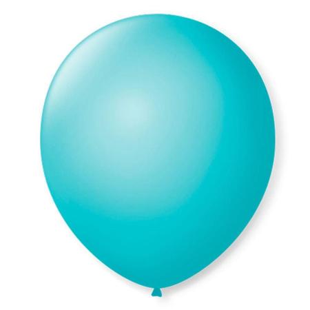Balão São Roque N7 C/50un Azul Oceano Imagem de Balão São Roque N7 C/50un Azul Oceano