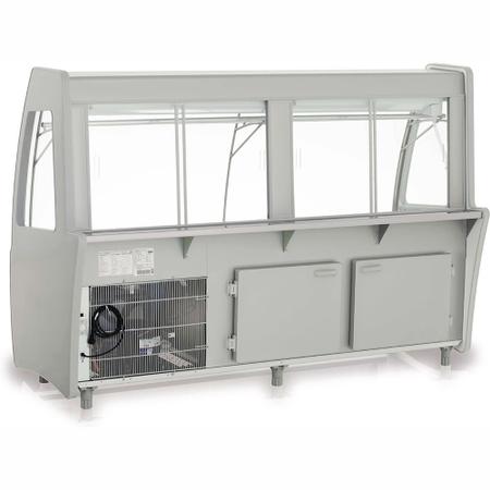 Imagem de Balcão Expositor Frigorífico Açougue GCPC-210D com Depósito Refrigerado Pop Duplex Gelopar