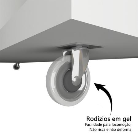 Imagem de Balcão Fruteira Com 2 Cestas Desmontável Madeira 86Cm Marrom