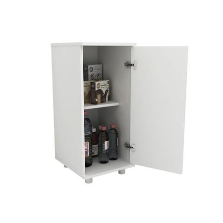 Imagem de Balcão Lavanderia BL3306 c/ 1 Porta Branco - Tecno Mobili