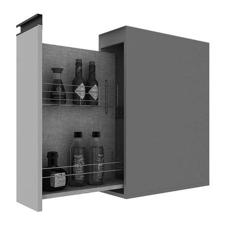 Imagem de Balcão para Condimentos 20cm Connect Off White - Móveis Henn