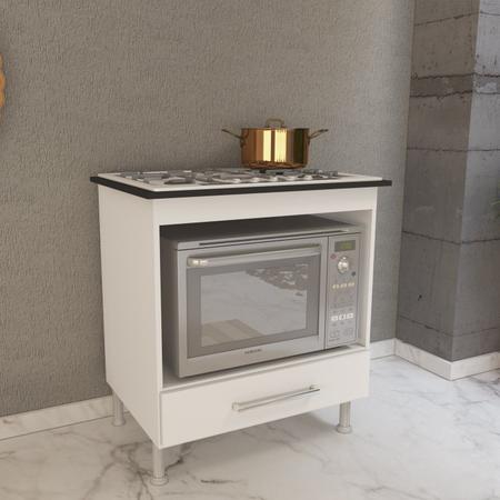 Imagem de Balcão para Cooktop com 1 Gaveta 75cm Dubai Indekes